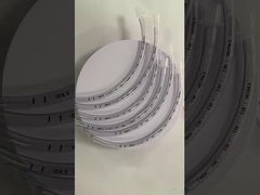 Прозрачная укрепленная эндотрахеальная трубка с наручниками, носовая предварительно сформированная силиконовая эндотрахеальная трубка