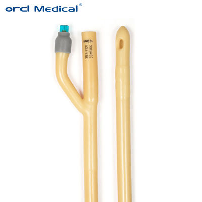 Оптовая продажа медицинских одноразовых желтых мочевых каналов 2 Way 3 Way Fr6-30 Latex Foley Catheter