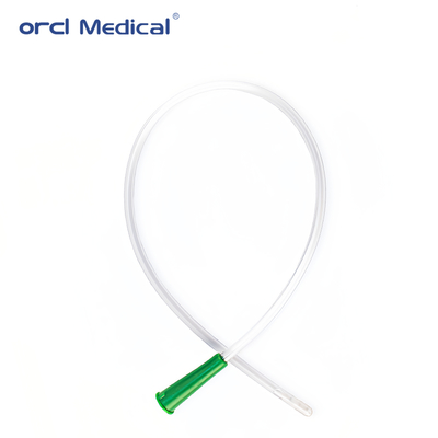 Экономичный одноразовый медицинский аспирационный катетер из ПВХ с градуировкой для ухода на дому, аспирационный катетер из ПВХ
